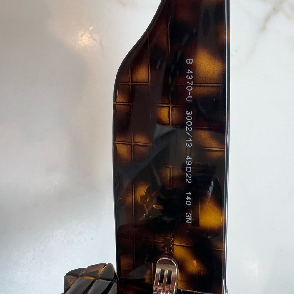 Burberry  Dark Havana Oversized Sunglasses - Picture 4 of 4